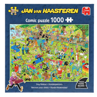 Jumbo Jan van Haasteren puslespil - hundekursus, 1000 stk.