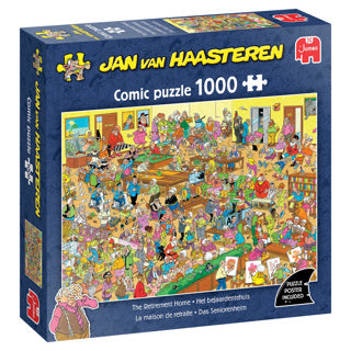 Jan van Haasteren puslespil - alderdomshjemmet, 1000 stk.