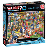 Wasgij mystery 28 - kat og mus spil! - 1000 brikker puslespil - puslespil
