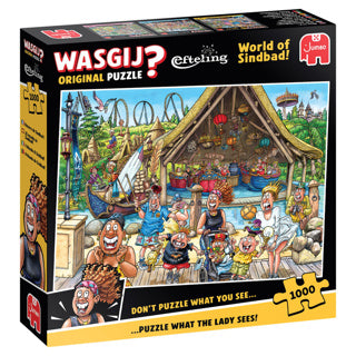 Wasgij originale Efteling puslespil - sindbads verden! - 1000 stk.