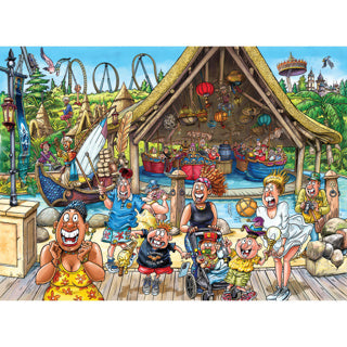Wasgij originale Efteling puslespil - sindbads verden! - 1000 stk.