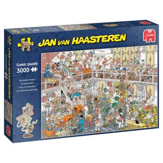 Jan van Haasteren puslespil - renoveringen, 3000 stk.