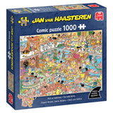 Jan van Haasteren - på glødende kul - 1000 brikker puslespil - puslespil