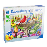Ravensburger puslespil ved fuglebadet - puslespil - 500 brikker