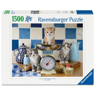 Ravensburger – katte i køkkenet – puslespil – 1500 brikker
