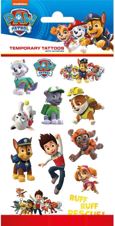 Totum tatoveringer Paw Patrol
