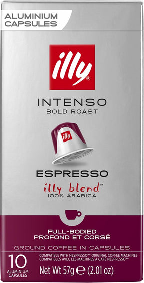 Illy espresso intenso kaffekopper - 10x 10 stykker - 100 kaffekopper