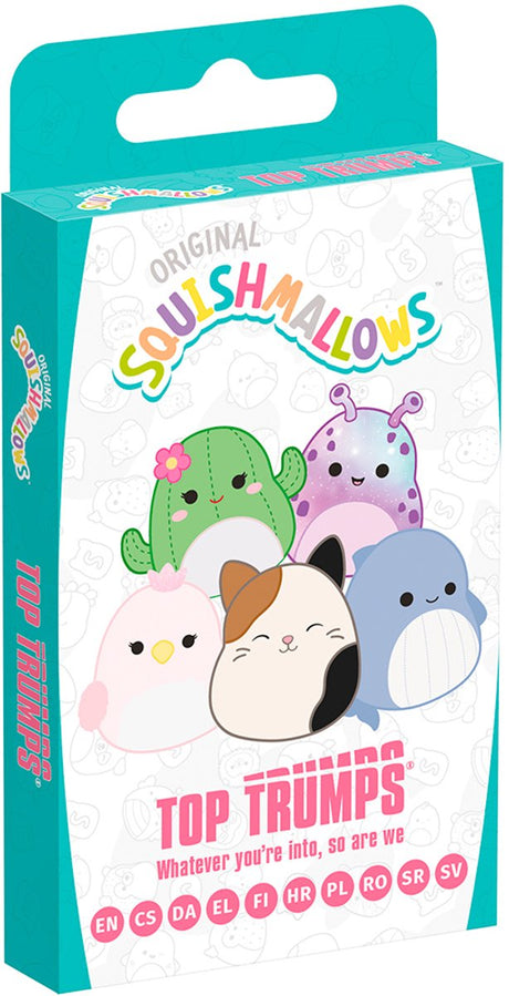 Squishmallows vindende træk top trumfer - kortspil - flersproget