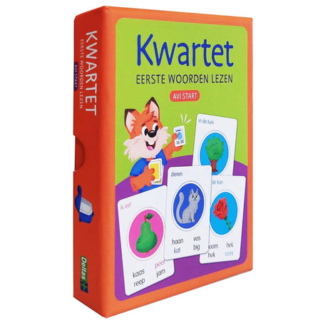 Deltas kvartet - læser de første ord (avi start)