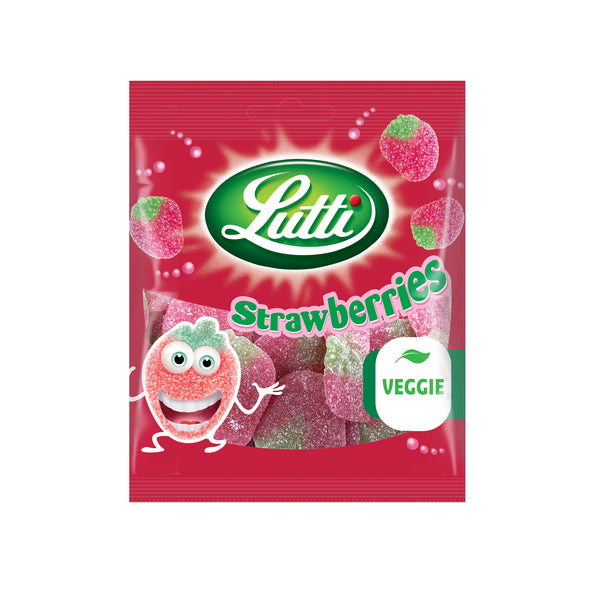 Lutti jordbærpose (12x80g)