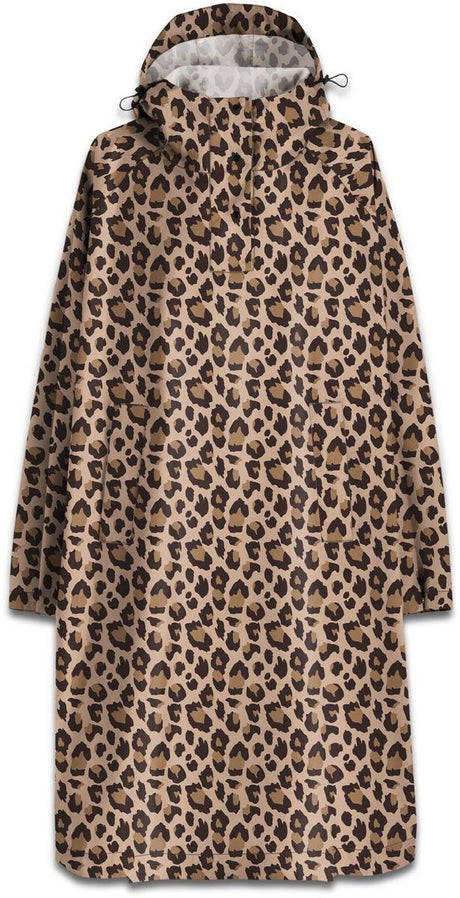 Reisenthel mini maxi regnfrakke - regnfrakke - oversized - vandtæt - one size - leo macchiato brun