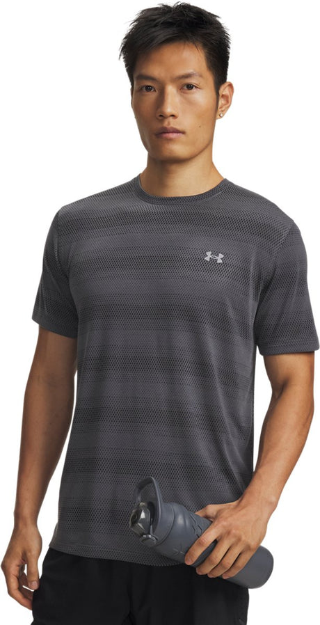 Under Armour UA Velociti SS-Gry Sportstrøje til mænd - Castle Rock - Reflekterende