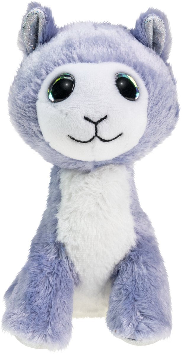 Lumo stjerner plys kæletøj lama lilje 15cm med store øjne.