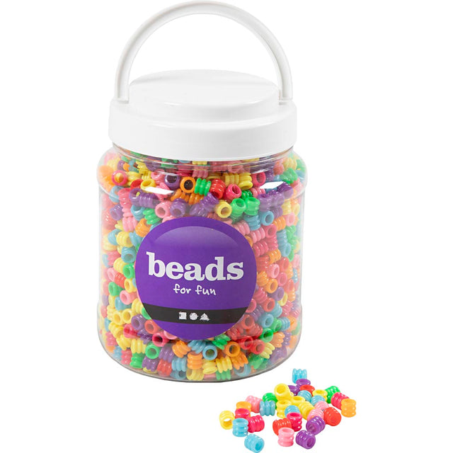 Https: www.cchobby.nl plastic-beads-mix-d-7-mm-hole size-3-mm-diverse-colors-265-gr-700-ml-1-box