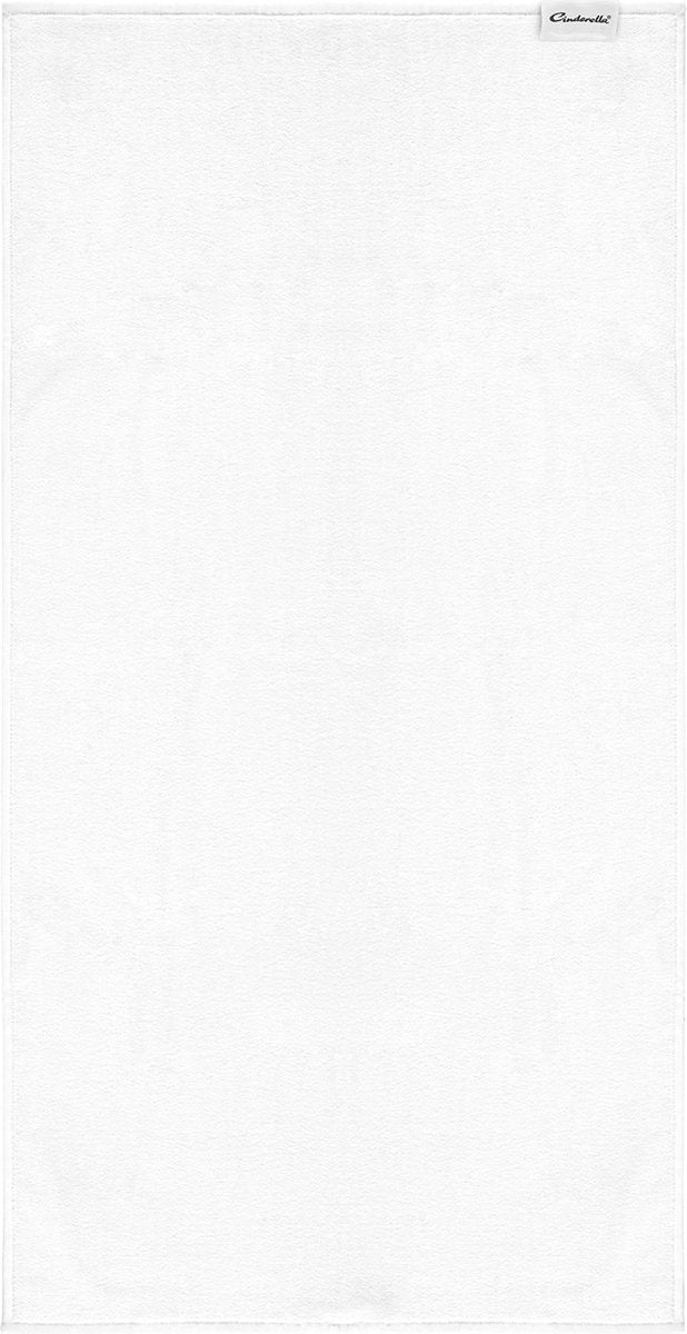 Cinderella sundays handdoeken set - 2 stuks - badhanddoek 60x110 cm - 100% katoen - wit