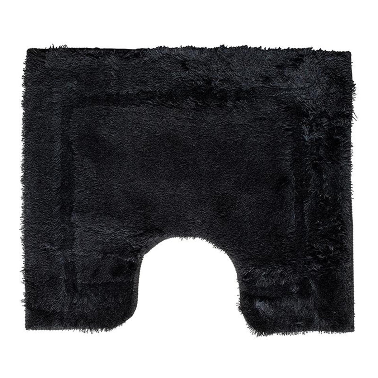 Wicotex toiletmåtte uni sort 50x60cm