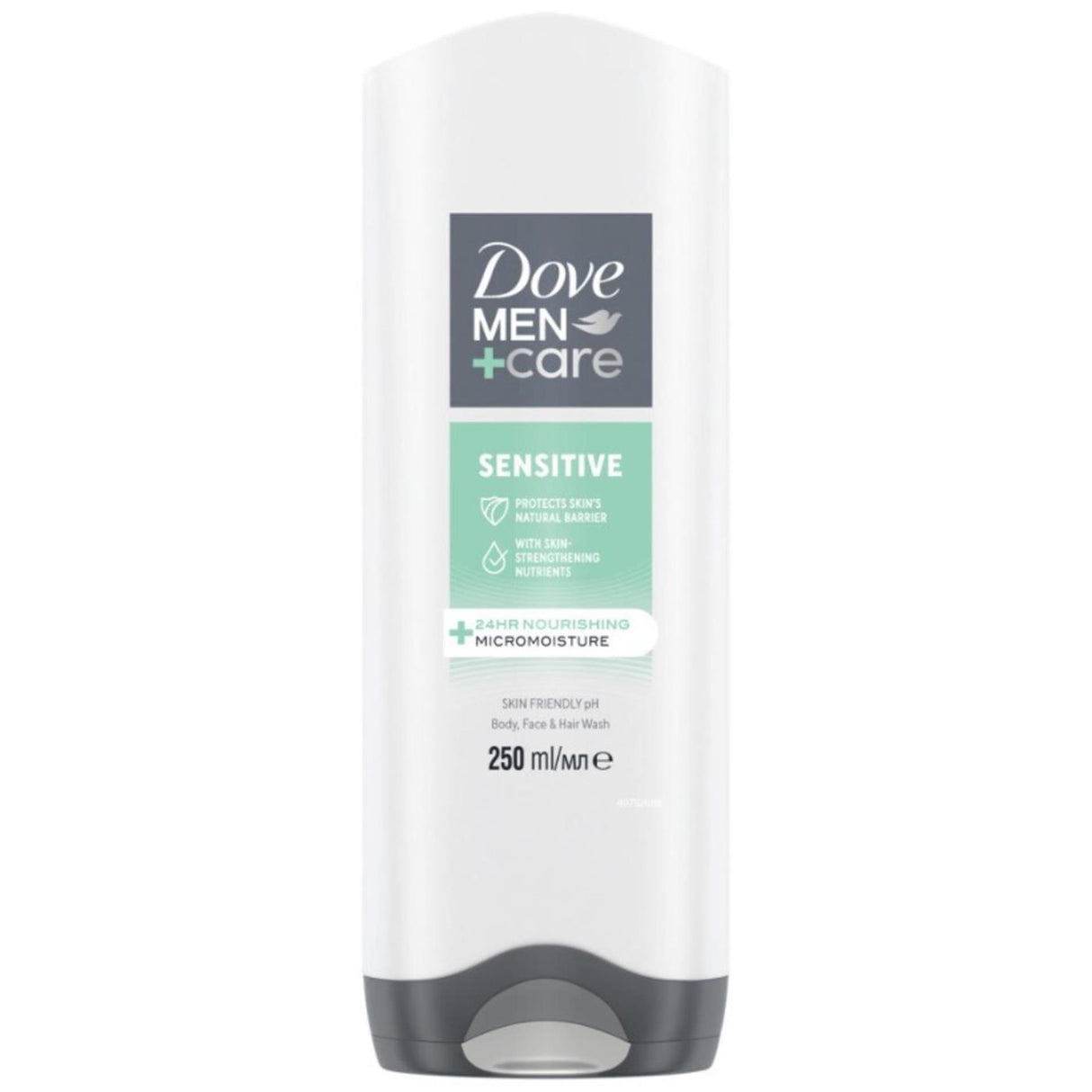 Dove shower men sensitive 3-i-1 250ml