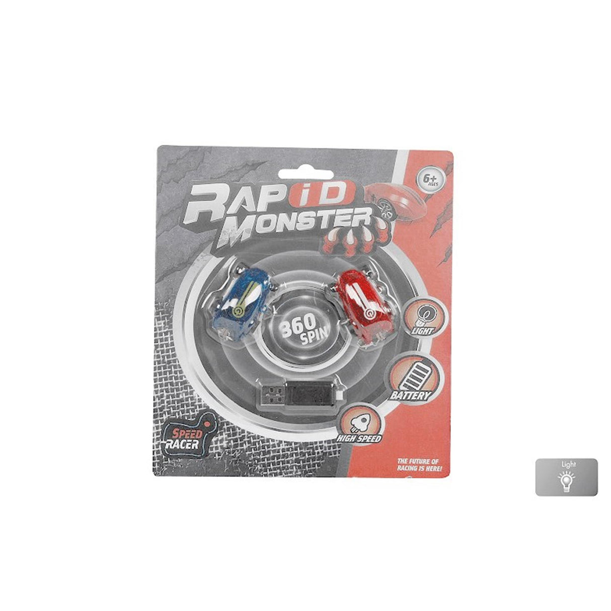 Minimotorer race bugs speed racer 2 biler 1 USB oplader