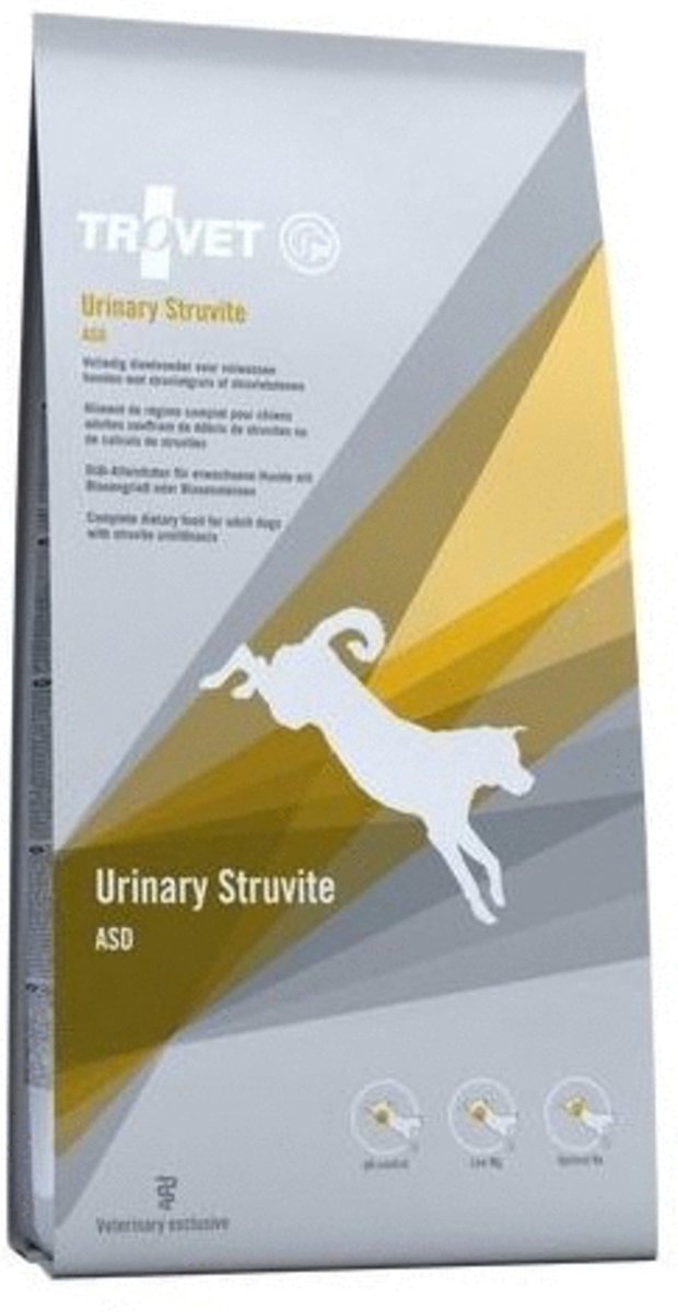 Trovet asd urinstruvit hund - diæt hundefoder - fjerkræ 12,5 kg