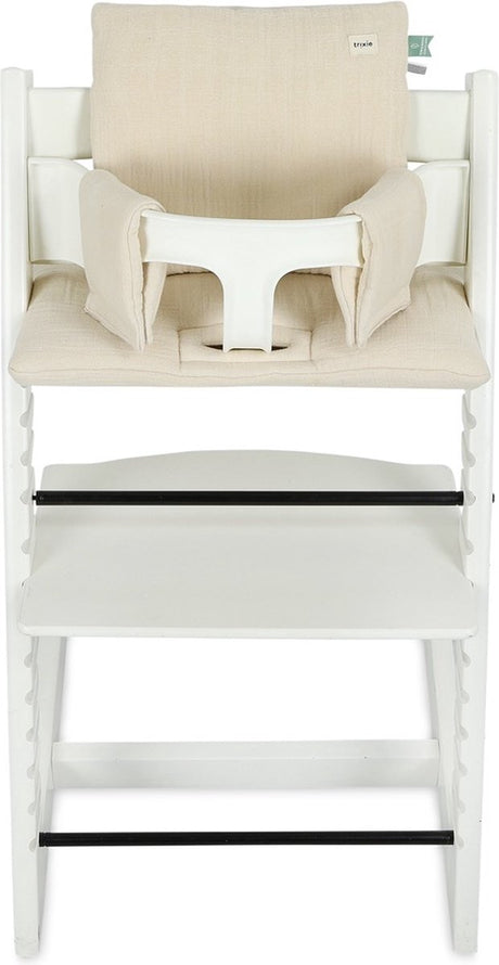 Trixie stoelverkleiner - bliss beige - perfect voor stokke tripptrapp - eetstoelkussen - beige