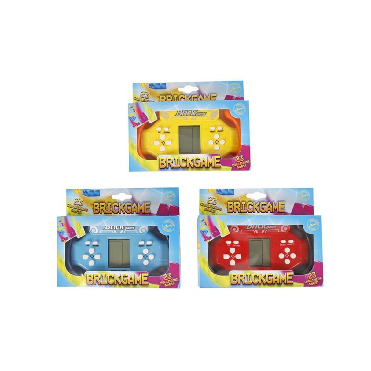Brickgame 23 spil 14x12cm