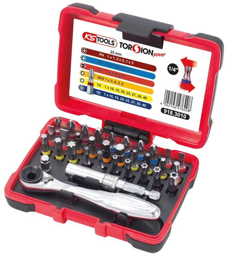 Ks tools bit sæt torsion power bit box 32tlg.