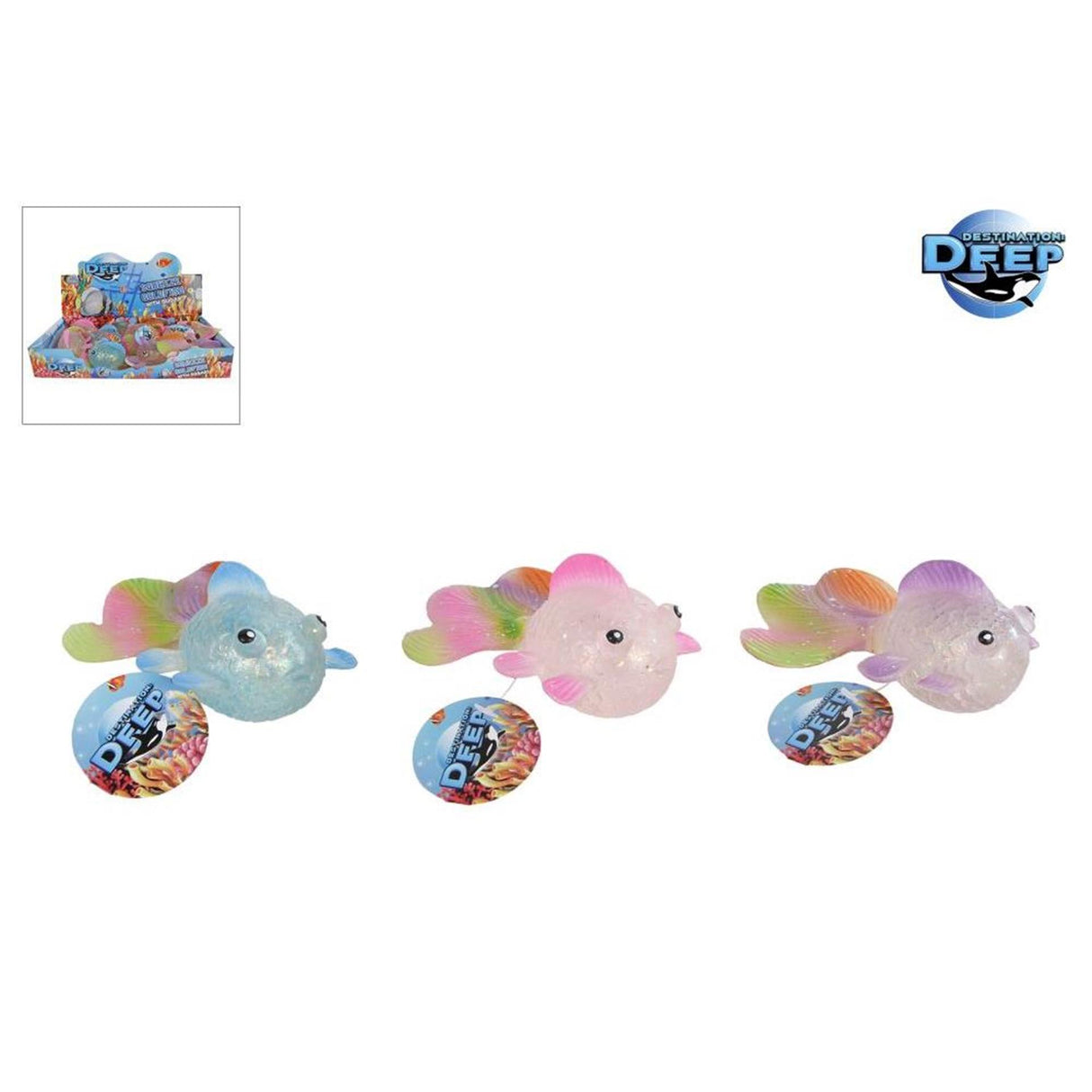 Destination dyb guldfisk squeeze ball 6cm
