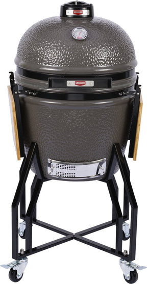 Grill guru kamado barbecue original large ø47cm ø18,5inch - compleet - grijs