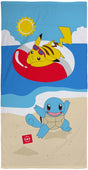 Pokémon strandhåndklæde squirtle - 70 x 140 cm - bomuld