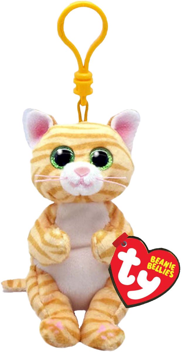 Ty beanie baby maver klip krammeleg kat mango 10 cm