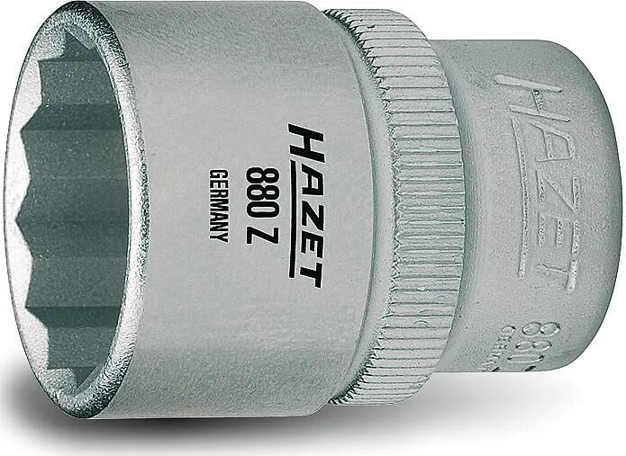 Hazet topnøgle plug-in fatninger 3 8 10 mm 12-kant l1= 25,0 mm