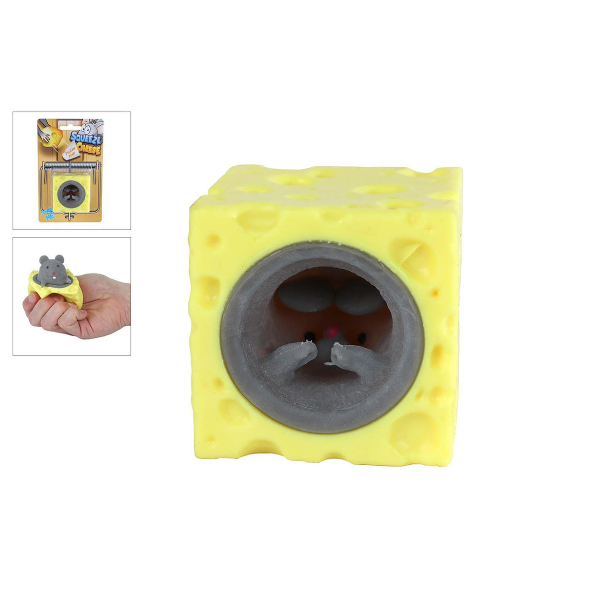 Pres ost pop-up mus 5cm 3 assorteret