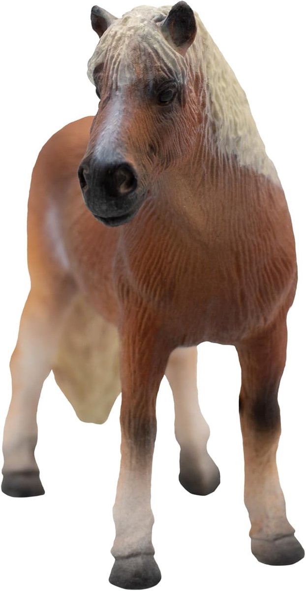 Bullyland 62696 – legefigur og samlerfigur Haflinger hoppe – ca. 11 cm – naturtro og detaljeret design – ideel som kagefigur og lille gave til børn fra 3 år.