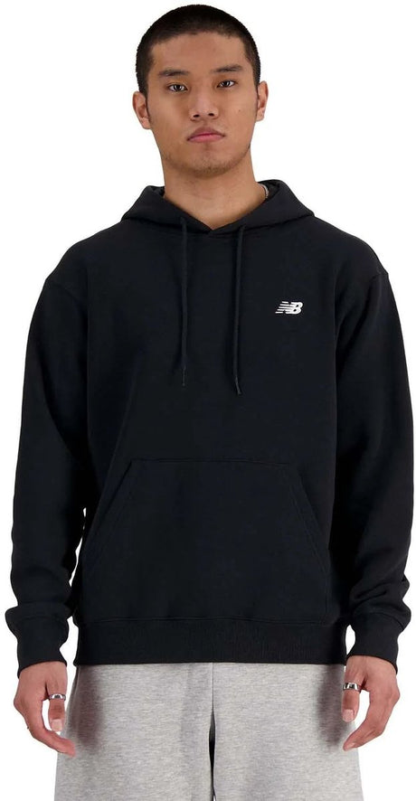 New balance sport essentials fleece hættetrøje herre sweater - sort