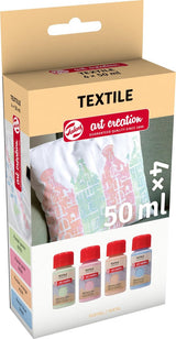 Talens art creation tekstilmaling pastel 4x50ml