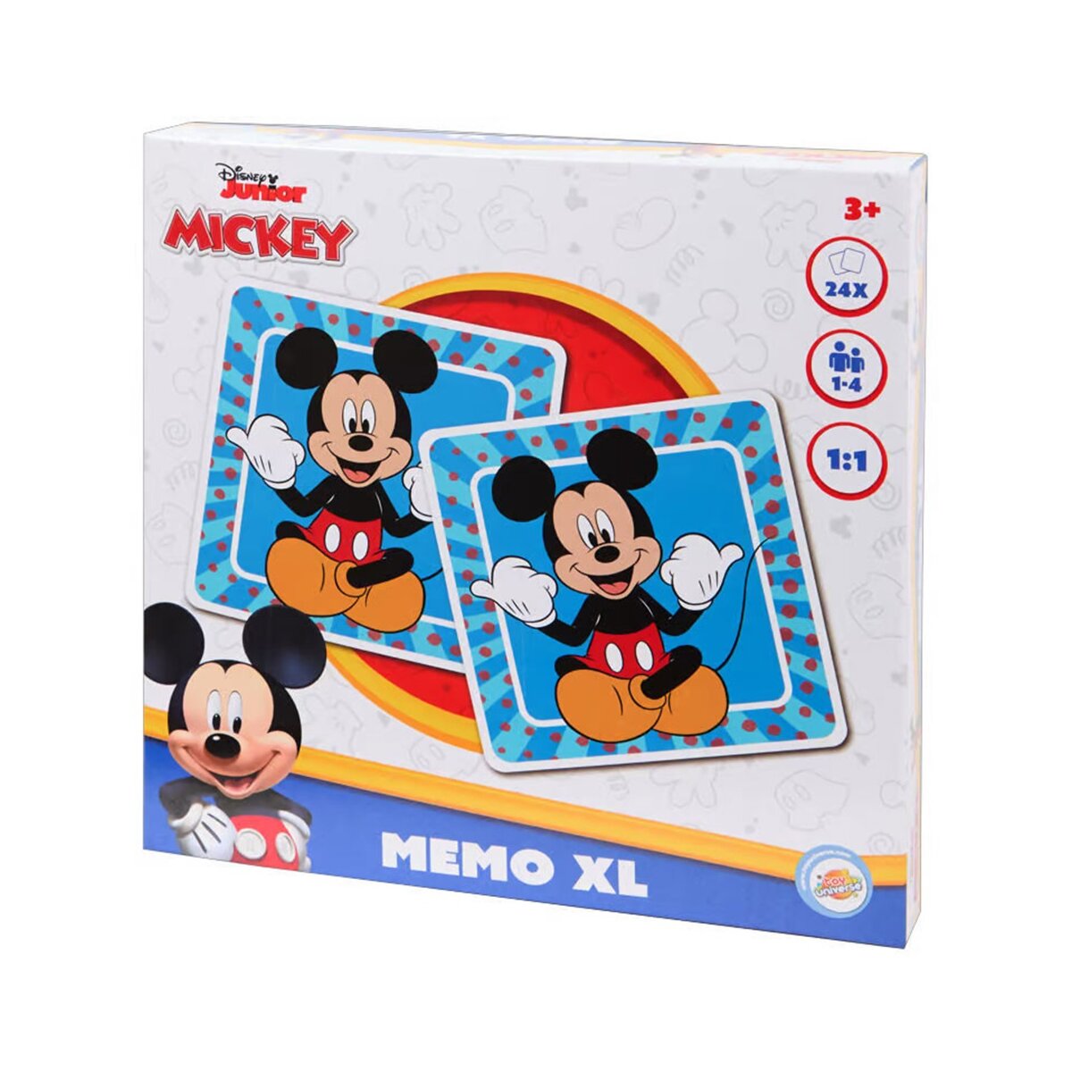 Intro Disney Mickey Fun Memo Game XL 24 stk