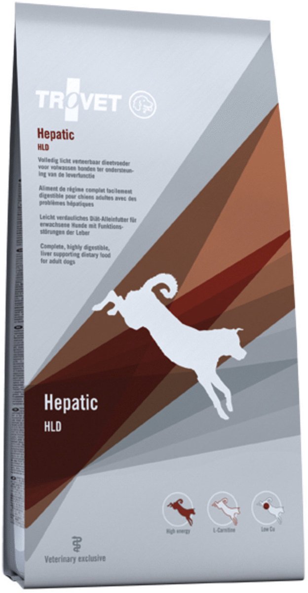 Trovet hepatic hld - diæt hundefoder - understøtter leverfunktion - lavt kobberindhold - moderat proteinniveau