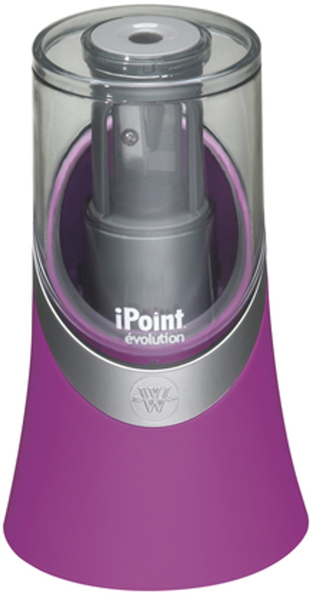Westcott blyantspidser - ipoint evolution - elektrisk - ekskl. batterier - pink - ac-e55032