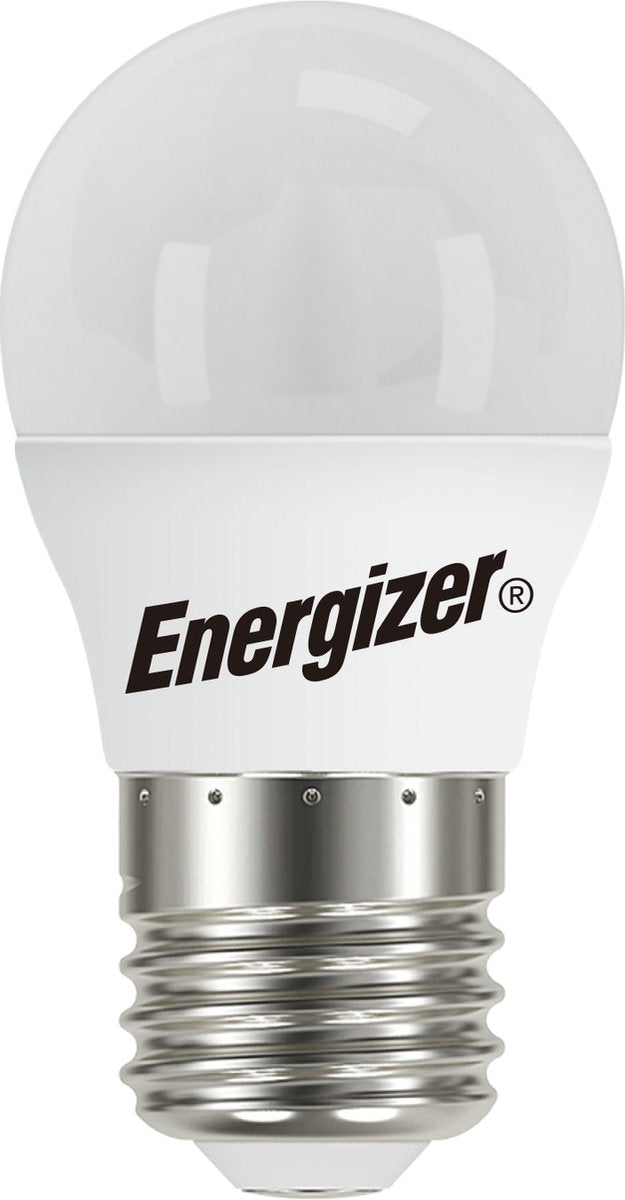 Energizer energieffektiv LED-kuglelampe -E27 - 4,9 watt - varmt hvidt lys - ikke dæmpbar - 5 stk.