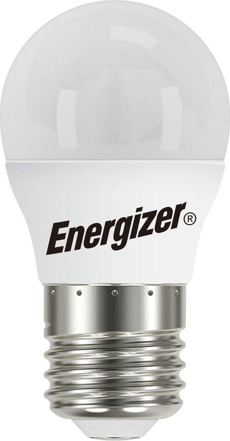 Energizer energieffektiv LED-kuglelampe -E27 - 4,9 watt - varmt hvidt lys - ikke dæmpbar - 5 stk.
