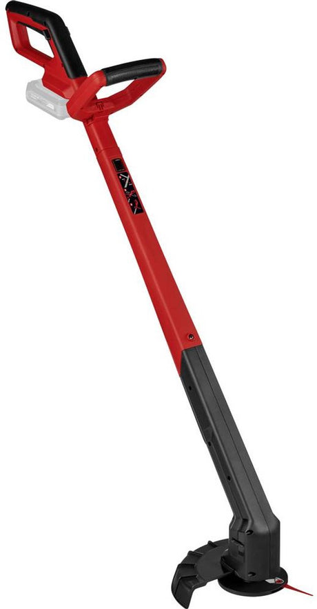 Einhell batteri græstrimmer GC-CT 18 2411 li p-solo (rød sort, batteri og oplader medfølger ikke)