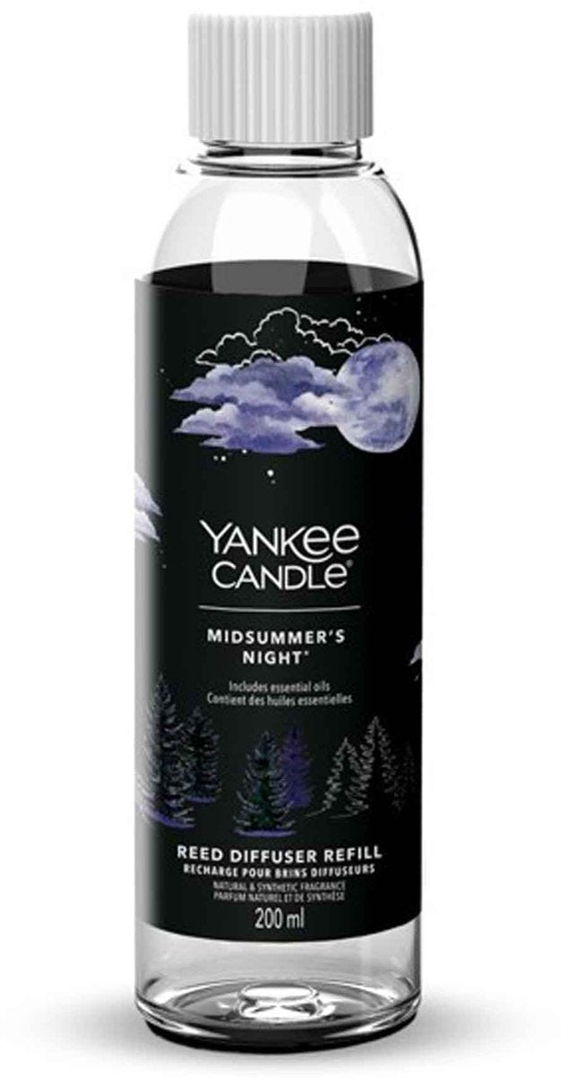 Yankee lys - refill til duftpinde 200 ml - midsommernat
