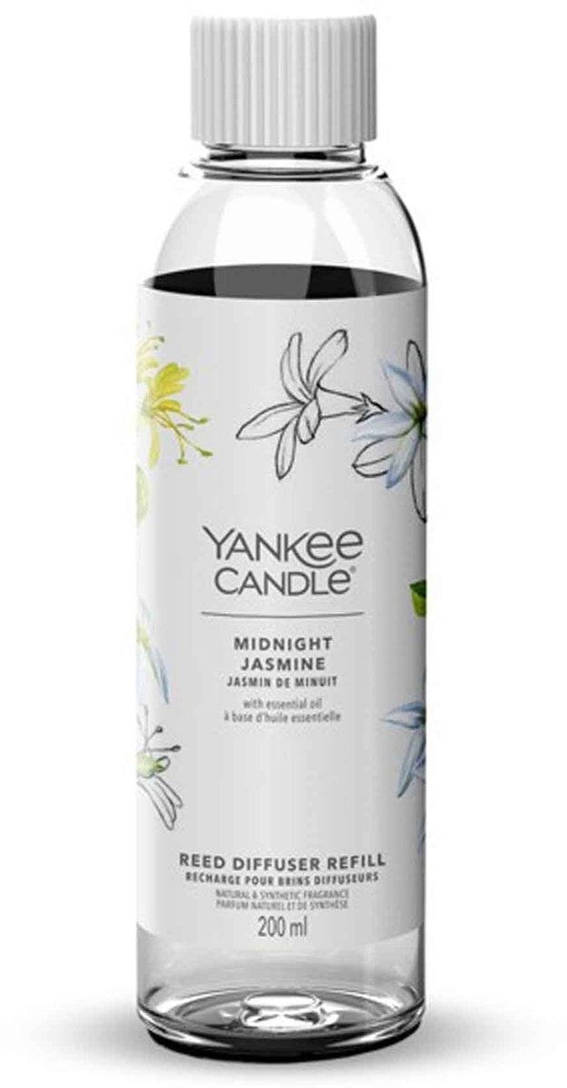 Yankee lys - refill til duftstænger 200 ml - midnatsjasmin