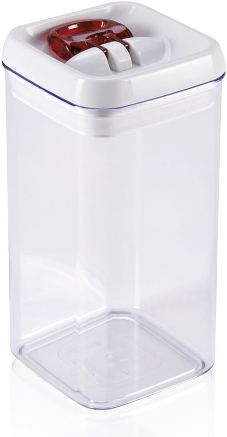 Leifheit fresh easy - firkantet opbevaringsboks - 1,2 liter - hvid