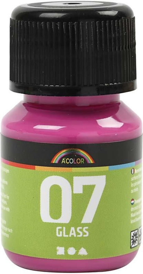 Creativ firma permanent glasmaling - pink, 30ml