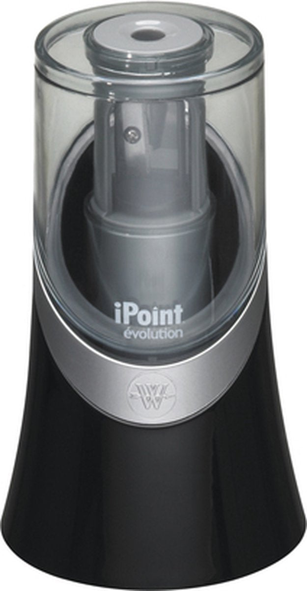 Westcott elektrisk blyantspidser - ipoint evolution - ekskl. batterier - sort - ac-e55030