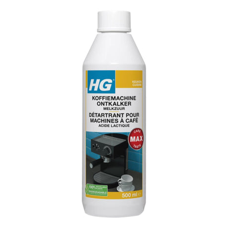 Hg kaffemaskine afkalkningsmiddel mælkesyre 500ml