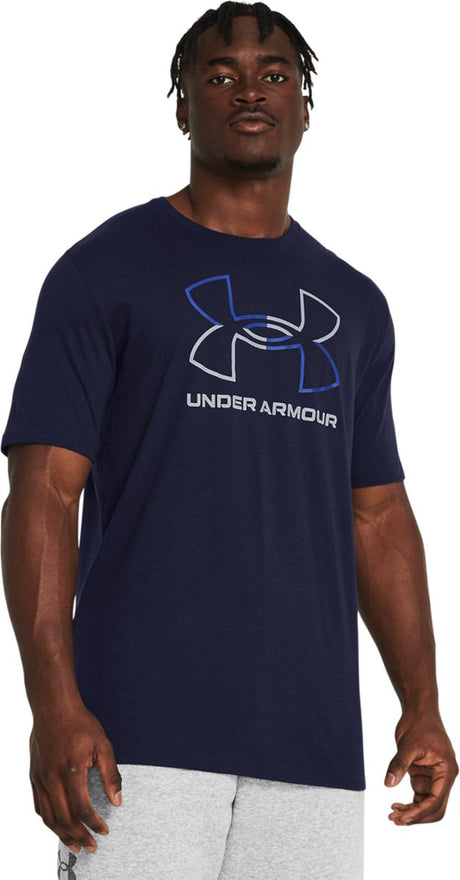 Under Armour UA GL Foundation Update SS Sportstrøje til mænd - Navy - Royal - Grå