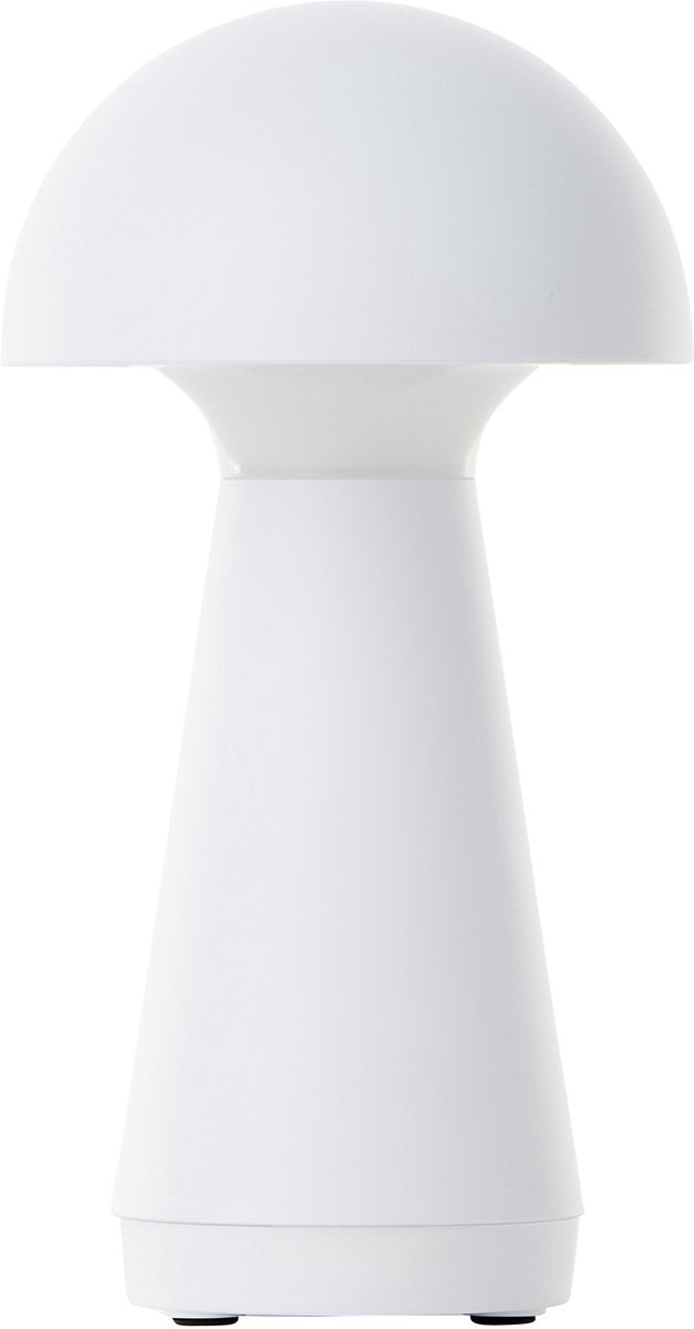 Brilliant ag brilliant navabi - udendørs bordlampe - led 2w - ø 9,5 cm - 130 lm - 3000k - 3-trins dæmpbar - USB genopladelig - ip44 - hvid