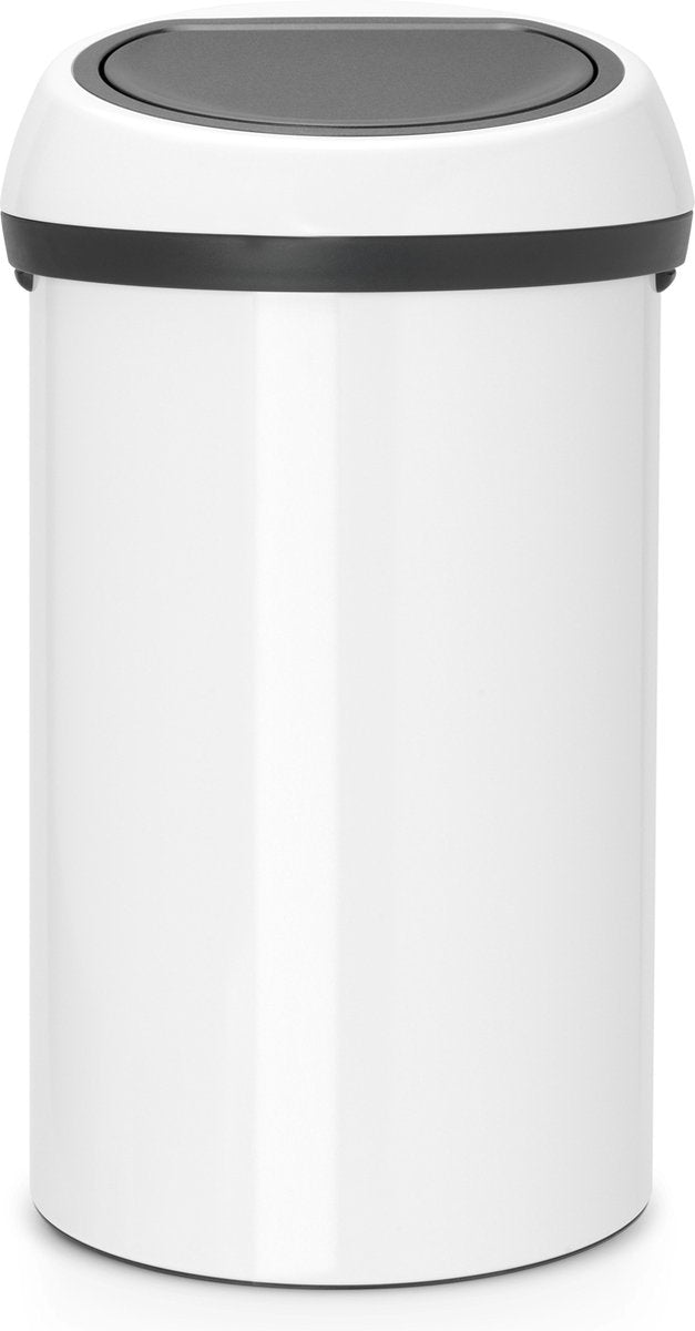 Brabantia touch skraldespand - 60 liter - hvid